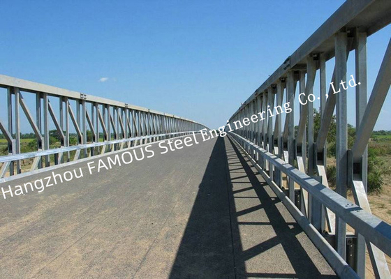 La CINA Prefabbrichi il tipo d'acciaio modulare caldo del ponte 200 del doppio vicolo della costruzione galvanizzato fornitore