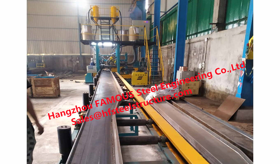 La CINA Processo generale della costruzione dell'acciaio per costruzioni edili che taglia trattamento d'impionbatura del rivestimento di granigliatura di lucidatura della saldatura fornitore