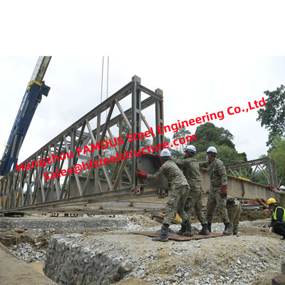 La CINA Ponte Bailey militare modulare, costruzione della struttura d'acciaio di salvataggio di emergenza dei ponti in eccedenza dell'esercito fornitore