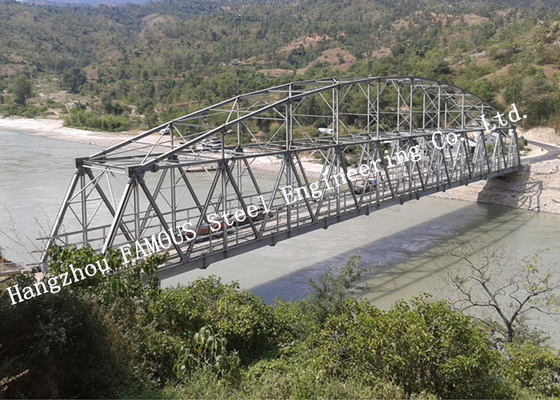 La CINA Larghezza galvanizzata modulare della superficie 7.6m del ponte di capriata dell'acciaio per costruzioni edili di Detla fornitore