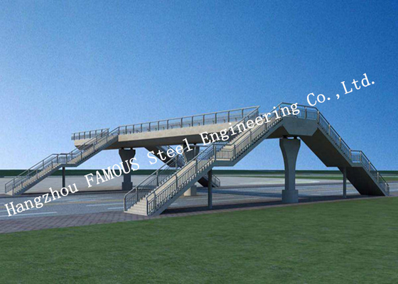 La CINA Norma europea temporanea prefabbricata di uso del ponte pedonale della struttura moderna fornitore
