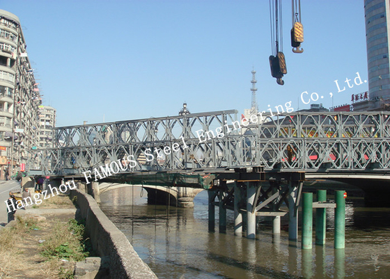 La CINA Bailey-Acciaio-Capriata-Arco-ponte galvanizzato con altezza variabile fornitore