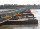 Norma d'acciaio di Manica JIS di salvataggio di emergenza del ponte di barche temporaneo del controllo delle inondazioni fornitore