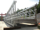 Ponte d'acciaio galvanizzato prefabbricato portatile, protezione contro la corrosione lunga a lungo termine del ponte della portata fornitore