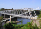 Ponte d'acciaio galvanizzato modulare, ponte a senso unico portatile temporaneo ASTM della strada fornitore