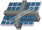 Polvere di alluminio della struttura che ricopre i moduli solari di vetro integrati Photovoltaics della parete divisoria fornitore