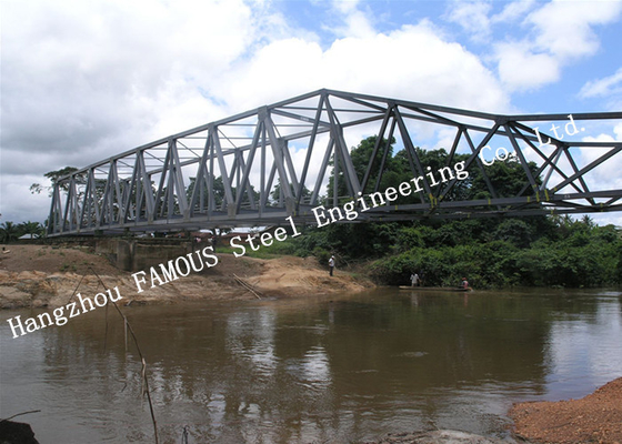 La CINA Ponte pedonale della capriata d'acciaio prefabbricata continentale con alta rigidezza della piattaforma concreta fornitore