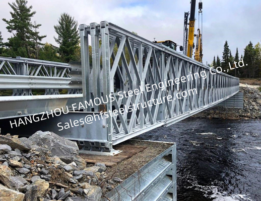 La CINA Ponte d'acciaio galvanizzato prefabbricato portatile, protezione contro la corrosione lunga a lungo termine del ponte della portata fornitore