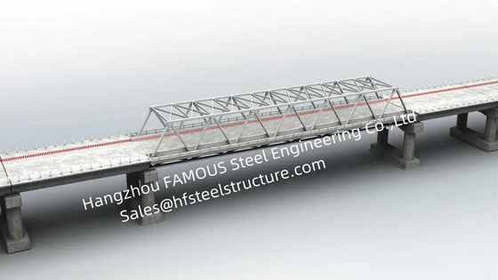 La CINA Trattamento dipinto galvanizzato caldo di singolo della portata montaggio d'acciaio modulare lungo del ponte fornitore