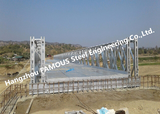 La CINA Ponte Bailey d'acciaio di superficie galvanizzato temporaneo di rendimento elevato con capacità dell'onere gravoso fornitore
