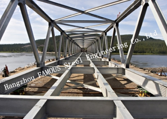 La CINA Ponte Bailey d'acciaio modulare d'acciaio prefabbricato Q355 galvanizzato per la costruzione di traffico fornitore