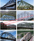 Prefabbricato modulare d'acciaio del ponte di capriata di delta moderno per le ferrovie delle strade principali fornitore