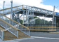 Acciaio ferroviario prefabbricato modulare di Overcross Q345B dei ponti pedonali su misura fornitore